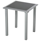 Elegantes 3-teiliges Lounge-Set – 2 ergonomische S-förmige Sonnenliegen mit Beistelltisch