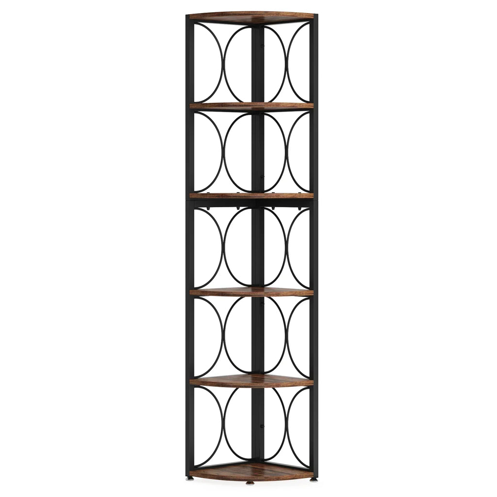Rustik Schönes Eckregal – Industrielles Design – 170 cm Höhe